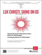 Lux Christi, Shine On Us SATB choral sheet music cover